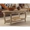 Alaterre Furniture Rustic - Reclaimed Oval Coffee Table, Driftwood ARSA1625 - alternate 2